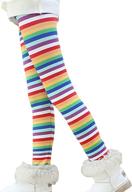 🌈 csbks colorful rhombus fleece leggings: vibrant girls' clothing essential logo