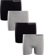 🩲 reebok seamless cartwheel shorties for girls - pack of 4 underwear logo