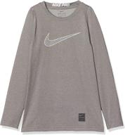 👕 приталенная футболка с длинным рукавом pro для мальчиков nike логотип