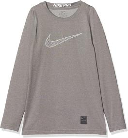 img 2 attached to 👕 Приталенная футболка с длинным рукавом Pro для мальчиков Nike