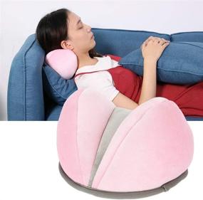 img 3 attached to Orthopedic Cervical Neck Support Pillow - Soft Travel Pillow 🌙 for Shoulder Stiffness and Cervical Care, with Washable Breathable Velvet Cover