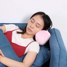 img 2 attached to Orthopedic Cervical Neck Support Pillow - Soft Travel Pillow 🌙 for Shoulder Stiffness and Cervical Care, with Washable Breathable Velvet Cover