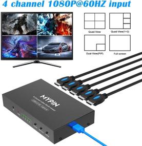 img 3 attached to 📹 USB3.0 HDMI Video Capture Card, 4-Channel 1080P@60fps HDMI Game Capture Device for Multi-Channel Live Streaming with Loop Out, Compatible with Xbox One/ PS4/ Wii U/Nintendo Switch