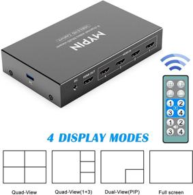 img 2 attached to 📹 USB3.0 HDMI Video Capture Card, 4-Channel 1080P@60fps HDMI Game Capture Device for Multi-Channel Live Streaming with Loop Out, Compatible with Xbox One/ PS4/ Wii U/Nintendo Switch