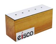 🐜 insect pinning block with 5 adjustable pin heights - high-quality hardwood - eisco labs logo