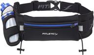 🏃 fitletic hd12g: patented bounce free hydration belt for endurance, ironman, triathlon, 5k, 10k, marathon, trail - range of sizes & colors логотип