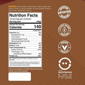 img 3 attached to 🌱 BROTA SUPERFOODS Vegan Protein Powder: The Perfect Choice for Athletes and Fitness Enthusiasts - Delicious Cacao Plant Based Protein with 22g per Serving and High Digestibility and Nutritional Quality