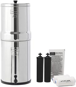 img 4 attached to 👑 Crown Berkey Water Filter: Ultimate Gravity-Fed Solution with Black Berkey & PF-2 Elements