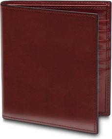 img 3 attached to Bosca 12 Pocket Credit Wallet: Sleek Black Men's Accessories for Organized Style