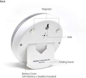 img 2 attached to ⏲️ Mooas LED Digital Cooking Timer TC2 (Black) - Kitchen Timer, Stop Watch, Countdown & Alarm Clock with Backlight Touch Screen, Magnetic Back - Ideal for Studying, Cooking, Exercising
