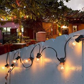 img 1 attached to 🌟 Easy Outdoor Lighting: Heavy Duty Outdoor Light Clips, Set of 20 Large Hooks (Clear) for Outdoor String Lights