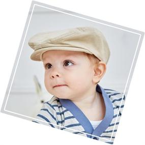 img 2 attached to 🧢 Stylish Keepersheep Newsboy Driving Toddler Heather Boys' Hats & Caps for Fashionable Kids