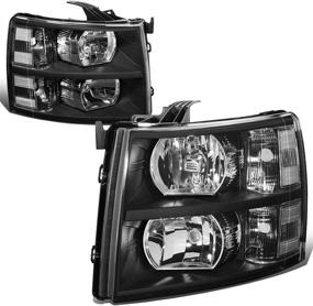 img 4 attached to DNA HL OH CSIL07 BK CL1 Headlight Passenger Silverado