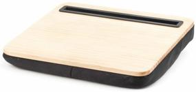img 4 attached to 🛏️ Enhance Comfort and Convenience with the Kikkerland iBed Lap Desk, Wooden (US039W)