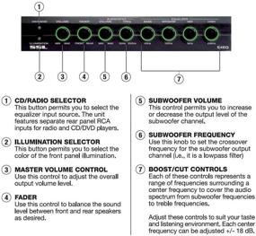 img 3 attached to 🔊 Sound Storm Labs S4EQ 4-полосный предусилительный автоматический эквалайзер для авто с позолоченными передними / задними и сабвуферными выходами для улучшенного звукового качества