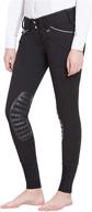 👖 discover style and performance: equine couture women's brittni knee patch breech logo