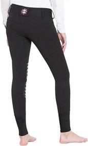 img 1 attached to 👖 Discover Style and Performance: Equine Couture Women's Brittni Knee Patch Breech