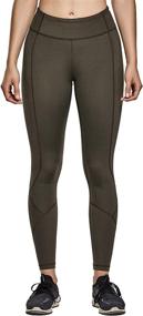 img 4 attached to CRZ YOGA See Through Compression Tights 25 Sports & Fitness