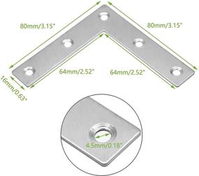 img 3 attached to Bonsicoky Bracket Stainless Brackets Furniture