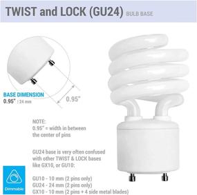 img 2 attached to 💡 Efficient Pack Watt Mini Spiral Bulb: A Compact Equivalent Lighting Solution