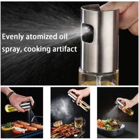 img 2 attached to VRBELNI Olive Oil Sprayer - 100ml Spray Bottle for Cooking, Roasting, and Grilling (Set of 3)