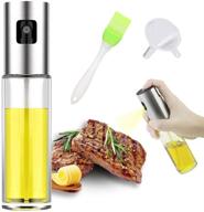 vrbelni olive oil sprayer - 100ml spray bottle for cooking, roasting, and grilling (set of 3) logo