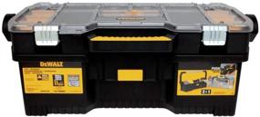img 1 attached to DEWALT Black Tote Organizer Box With Dividers (DWST24075) - Enhanced SEO