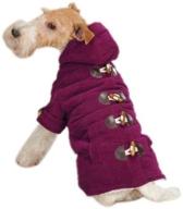 🐶 stylish small/medium deep raspberry dog coat by east side collection логотип