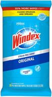 🪟 windex original glass and surface wipes, 38 wipes (6 packs) logo