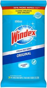 img 4 attached to 🪟 Windex Original Glass and Surface Wipes, 38 Wipes (6 Packs)
