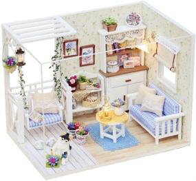 img 4 attached to 🏠 Flever Dollhouse Miniature Creative Furniture: Enhance Your Dollhouse with Unique Dolls & Accessories