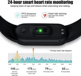 img 1 attached to Xiaomi Mi Band 6 Fitness Tracker: 30 Sports Modes, Heart Rate Monitor, 14 Days Battery, Waterproof Smart Watch: Global Version