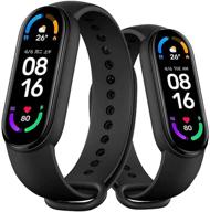 xiaomi mi band 6 fitness tracker: 30 sports modes, heart rate monitor, 14 days battery, waterproof smart watch: global version логотип