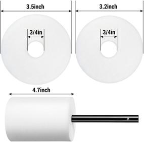 img 1 attached to 🥤 Premium 12-Piece Tumbler Turner Foam Kit – Elastic Sponge Inserts for Tumbler Cups, Ideal for 10 to 40 Ounce Tumblers, PVC Compatibility