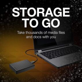 img 1 attached to 🔌 Seagate Expansion 3TB Portable USB 3.0 External Hard Drive (STEA3000400) in Black