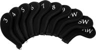 proactive sports zippered closure system iron covers, 10-piece set for 3-pw, sw and aw logo