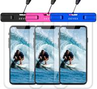 📱 waterproof floating phone pouch 3 pack - ideal dry bag for summer water sports and diving - compatible with iphone 12 pro max, galaxy s21, and more! logo