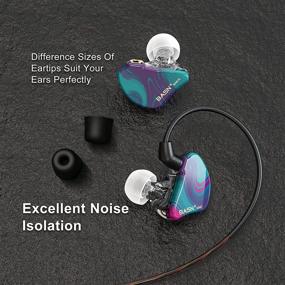 img 3 attached to BASN MMCX Triple Driver In-Ear Monitors With Rich Bass