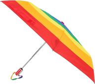 компактный зонт shedrain rainbow stripe логотип