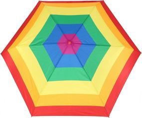 img 2 attached to Компактный зонт ShedRain Rainbow Stripe