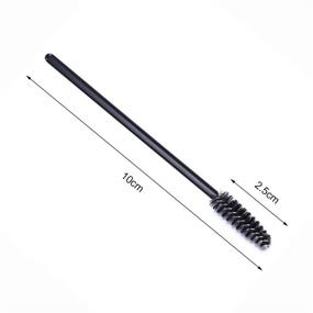 img 2 attached to 🎨 Effortlessly Apply Makeup with 300 Disposable Mascara Eyelash Wands by Tbestmax