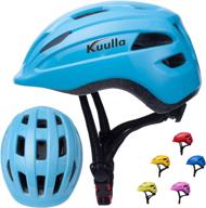 adjustable kids helmet for cycling - toddler bike helmet for boys & girls, ages 3-14 years - youth bike helmets logo