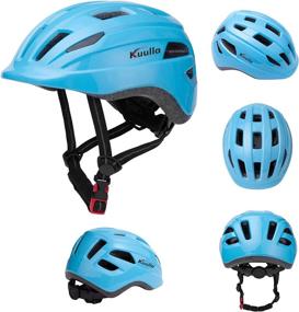 img 3 attached to Adjustable Kids Helmet for Cycling - Toddler Bike Helmet for Boys & Girls, Ages 3-14 Years - Youth Bike Helmets