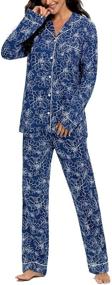 img 3 attached to Tugege Pajamas Sleepwear Nightwear Burgundy Women's Clothing