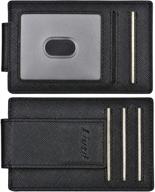 kinzd pocket leather blocking pattern men's accessories for wallets, card cases & money organizers logo