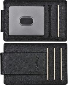 img 4 attached to Kinzd Pocket Leather Blocking Pattern Men's Accessories for Wallets, Card Cases & Money Organizers