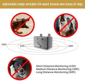 img 3 attached to 🐶 Hisophia Ultrasonic Dog Bark Deterrent - Anti Barking Control Device to Stop Barking, Upgraded Mini Bark Control with 50 FT Range