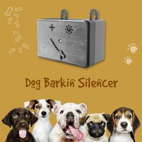 img 2 attached to 🐶 Hisophia Ultrasonic Dog Bark Deterrent - Anti Barking Control Device to Stop Barking, Upgraded Mini Bark Control with 50 FT Range