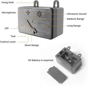 img 1 attached to 🐶 Hisophia Ultrasonic Dog Bark Deterrent - Anti Barking Control Device to Stop Barking, Upgraded Mini Bark Control with 50 FT Range