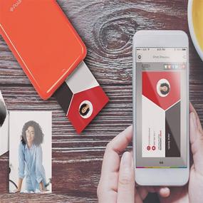 img 1 attached to 📸 Zink Планшетный принтер Polaroid ZIP Wireless Mobile Photo Mini (синий) - совместим с iOS и Android, NFC и Bluetooth - покупайте сейчас!